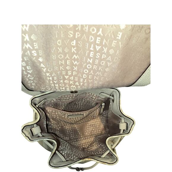 Kate Spade Mulberry Street Small Breezy Striped Backpack, Ottoman Stripe/Pumice - Picture 7 of 10